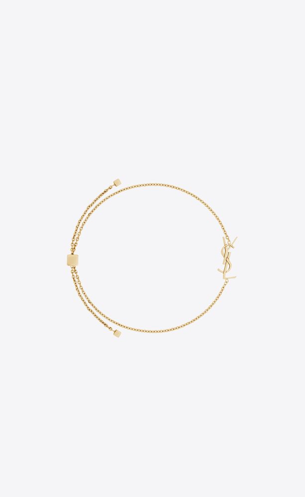 Yves Saint Laurent gold bracelet