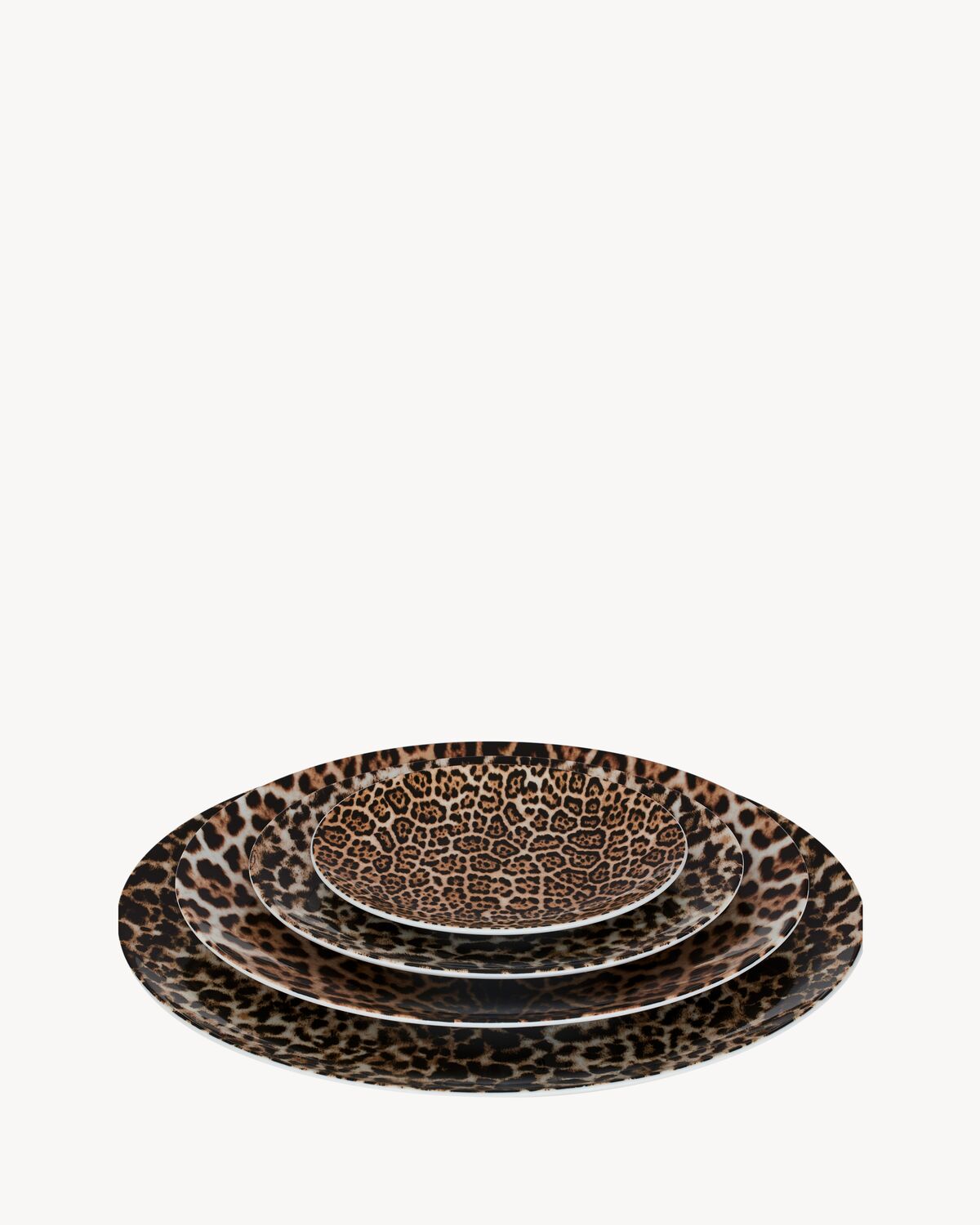 j.l coquet leopard printed plates