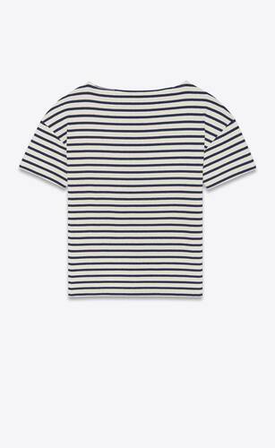 saint laurent striped t shirt