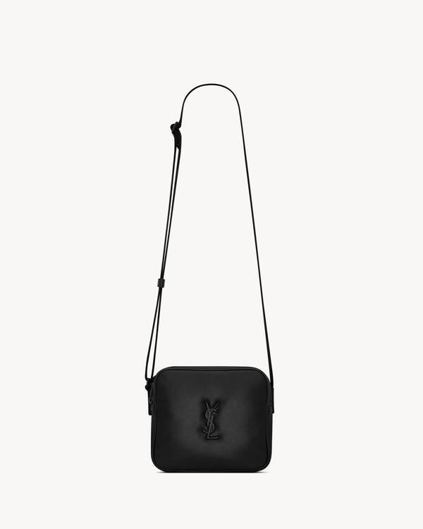 YSL ブラック レザーバック YSL ブラックレザー ショルダーバッグ