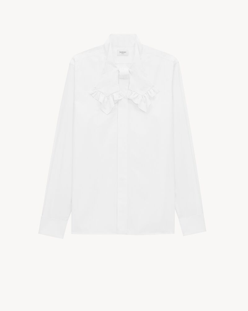 shirt in cotton poplin
