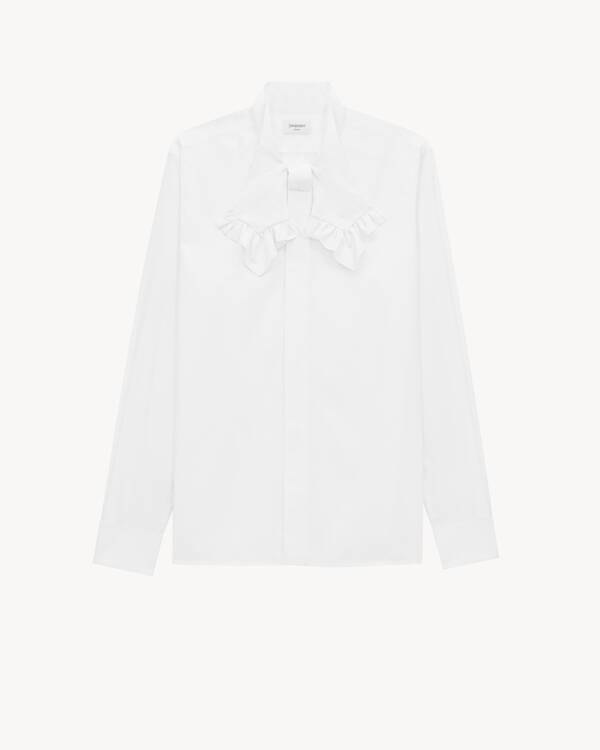 Chemise en popeline de coton