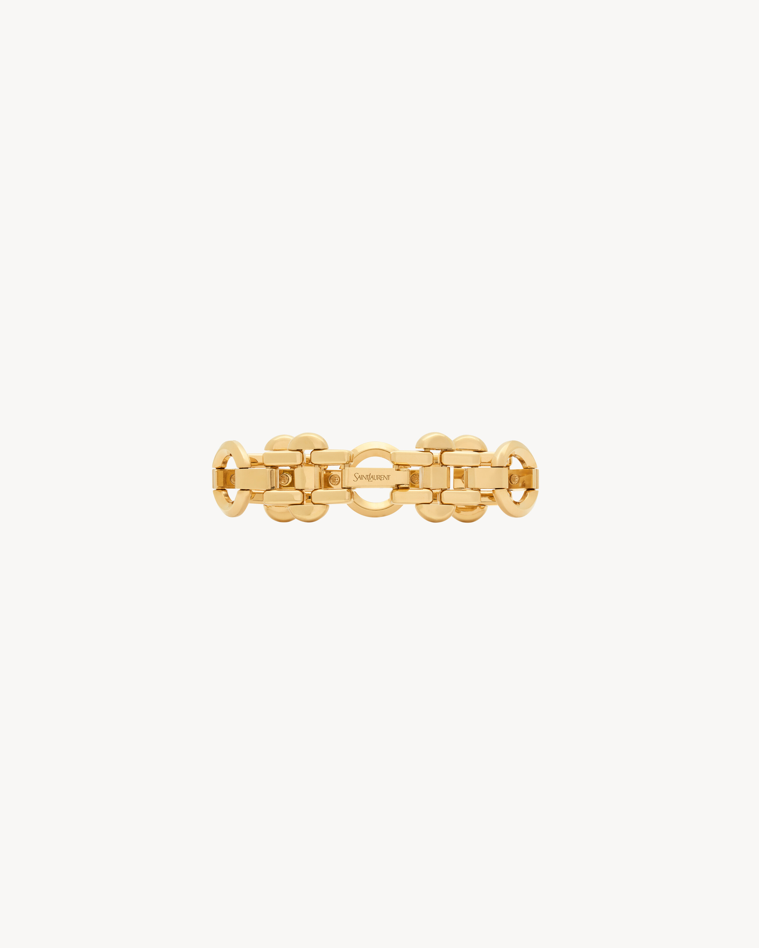 BRACCIALE A CATENA CON ARABESCO IN METALLO