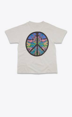 peace and love t-shirt in cotton