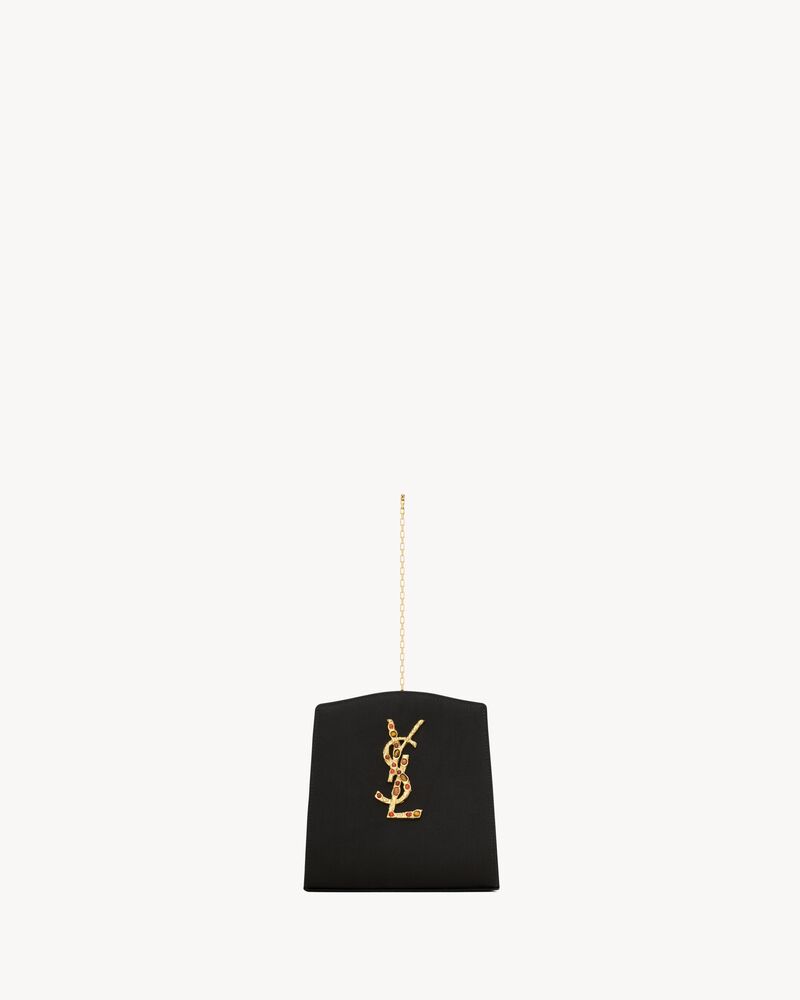EVENING mini bracelet bag in satin