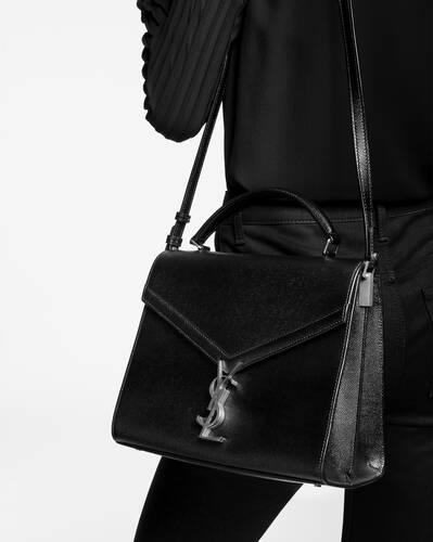 Saint Laurent Cassandra Quilted Shoulder Bag - Black