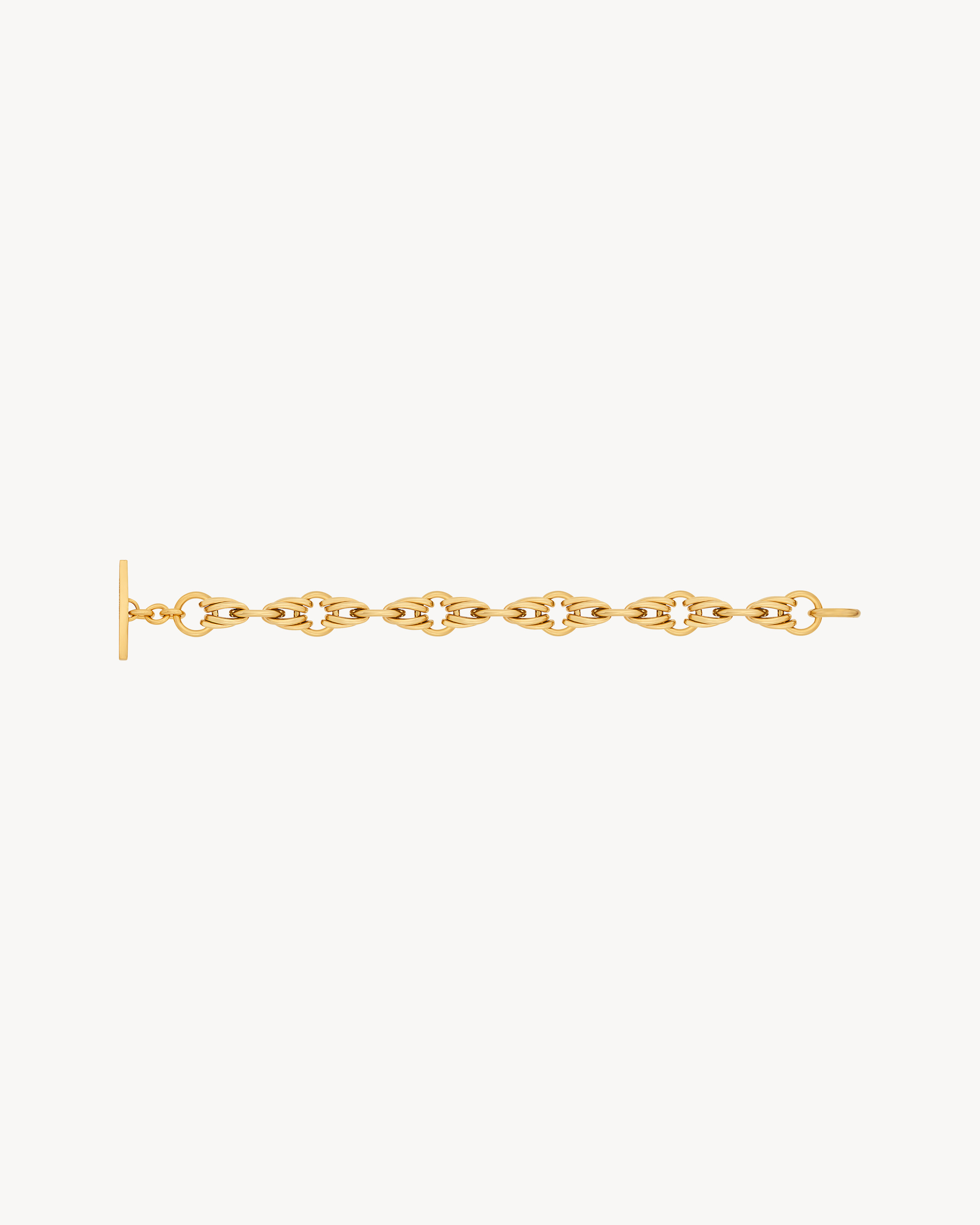 Armband mit Kordelkette aus Metall