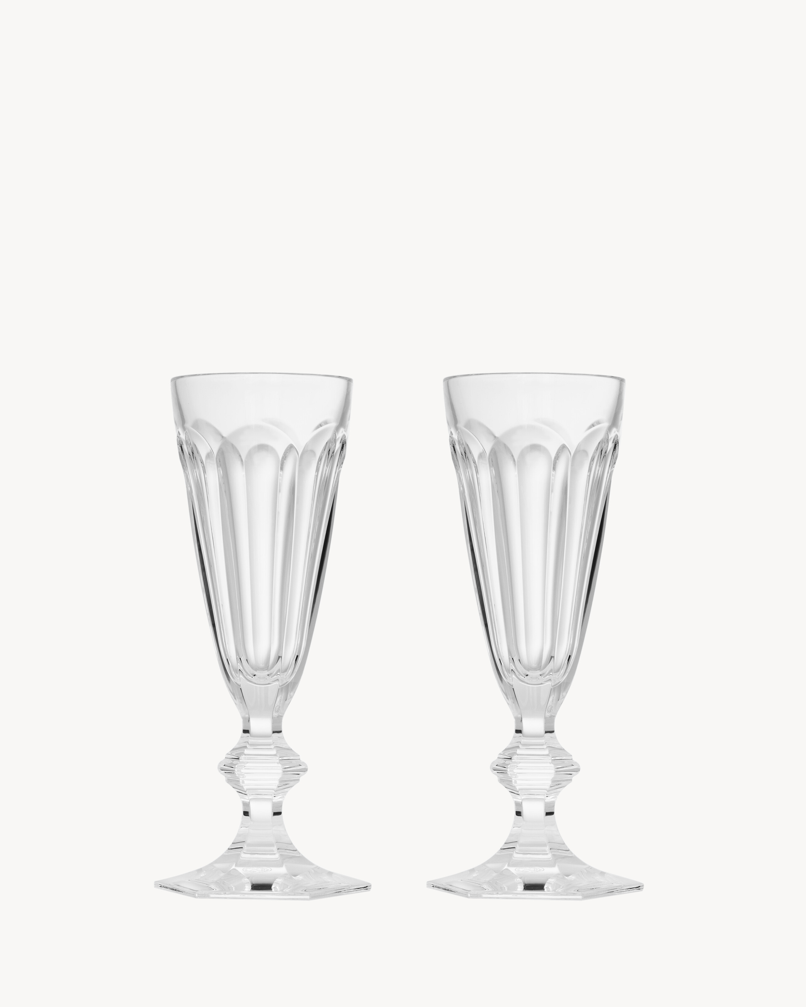 BACCARAT HARCOURT FLUTES IN CRYSTAL