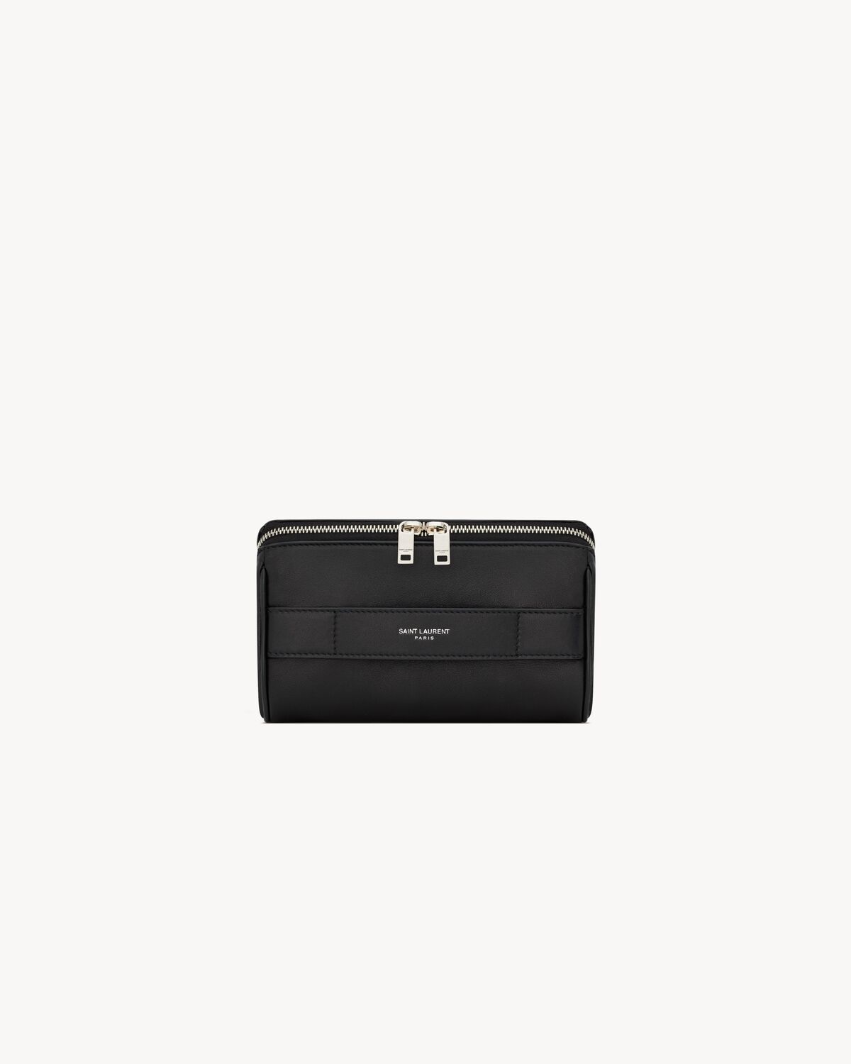 saint laurent paris small vanity case in smooth leather