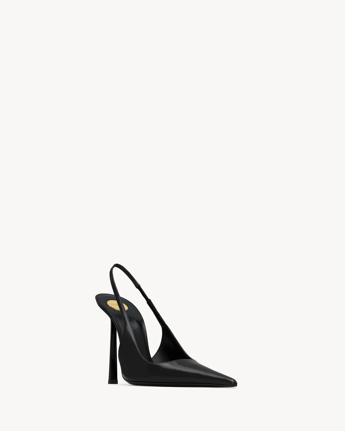 vendome slingback pumps in glazed leather