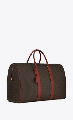 le monogramme 72h duffle in cassandre canvas and smooth leather