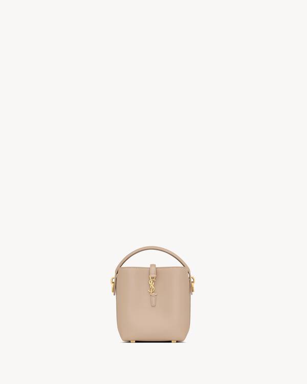 LE 37 Mini-Tasche aus glänzendem Leder