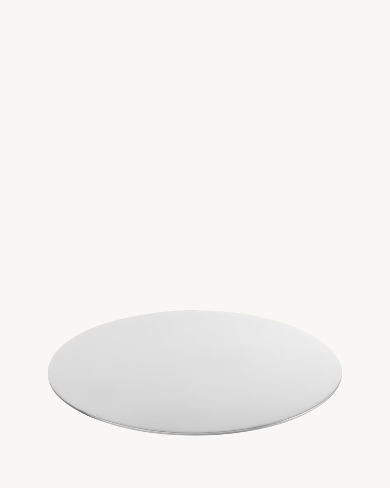 DONALD JUDD PUIFORCAT BREAD PLATE IN STERLING SILVER