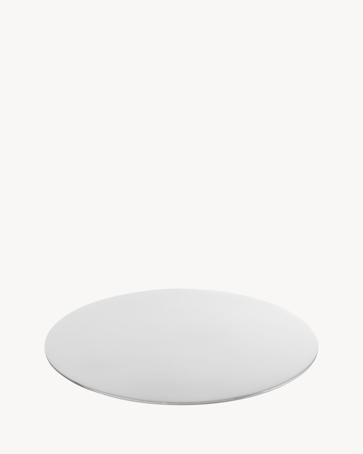 donald judd puiforcat bread plate in sterling silver