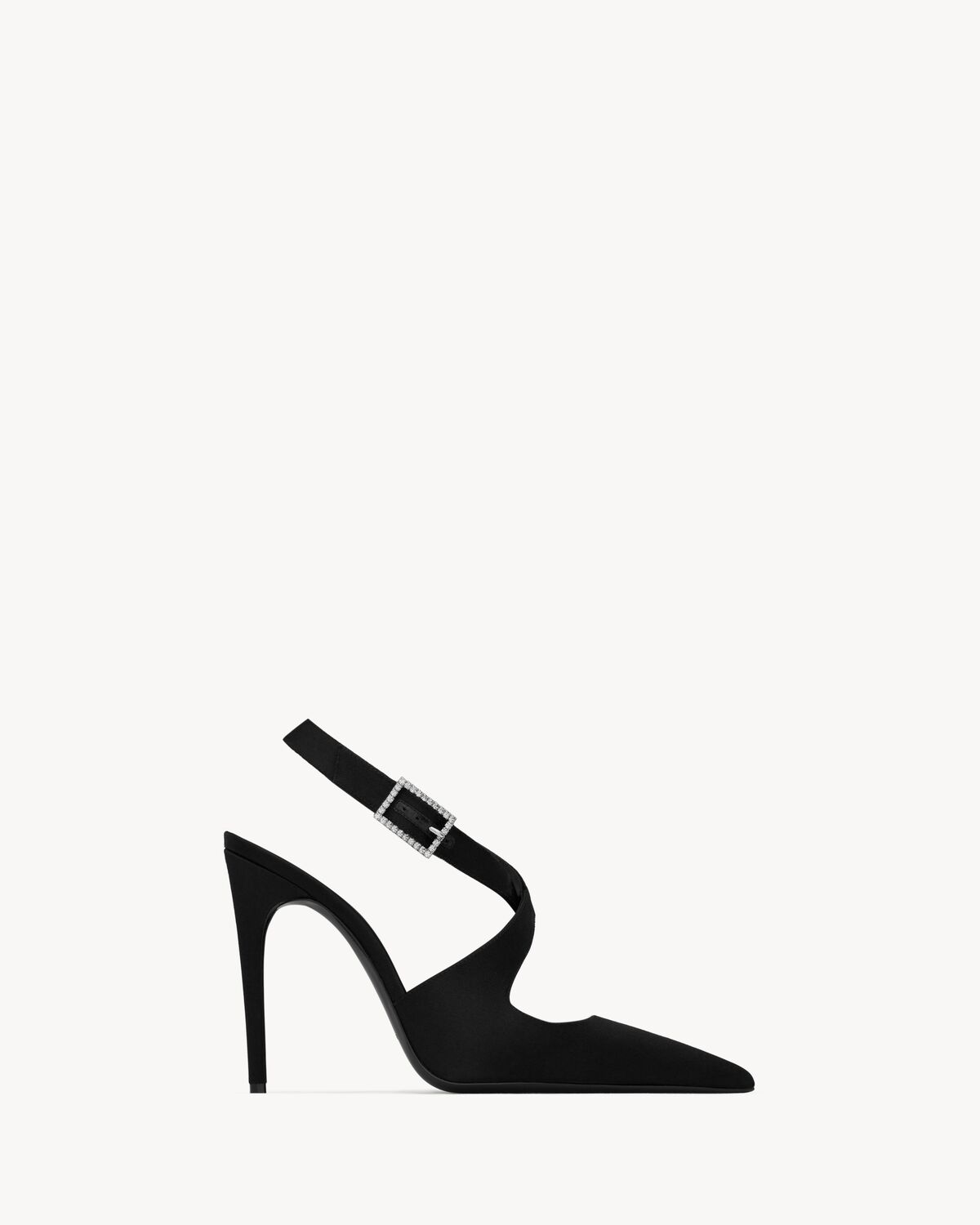 spontini slingback pumps in satin crepe