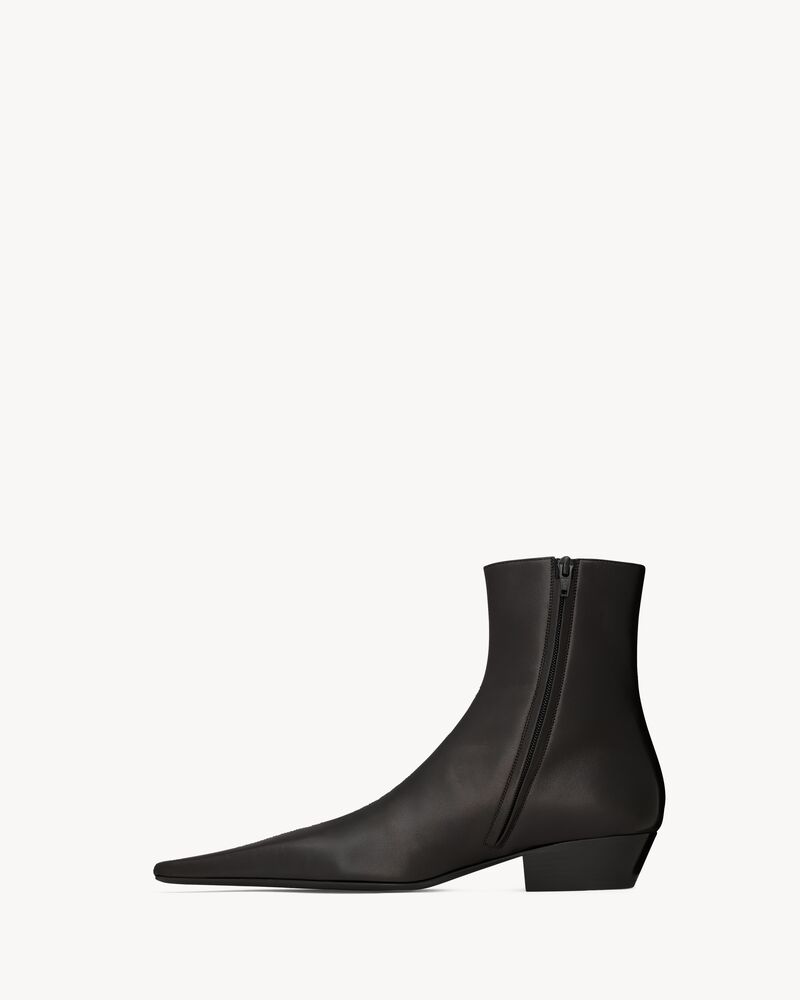 JILL bottines en cuir lisse