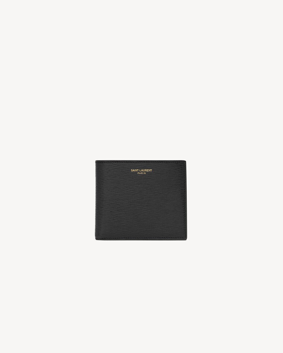 Saint Laurent Paris EAST/WEST wallet in ripple leather