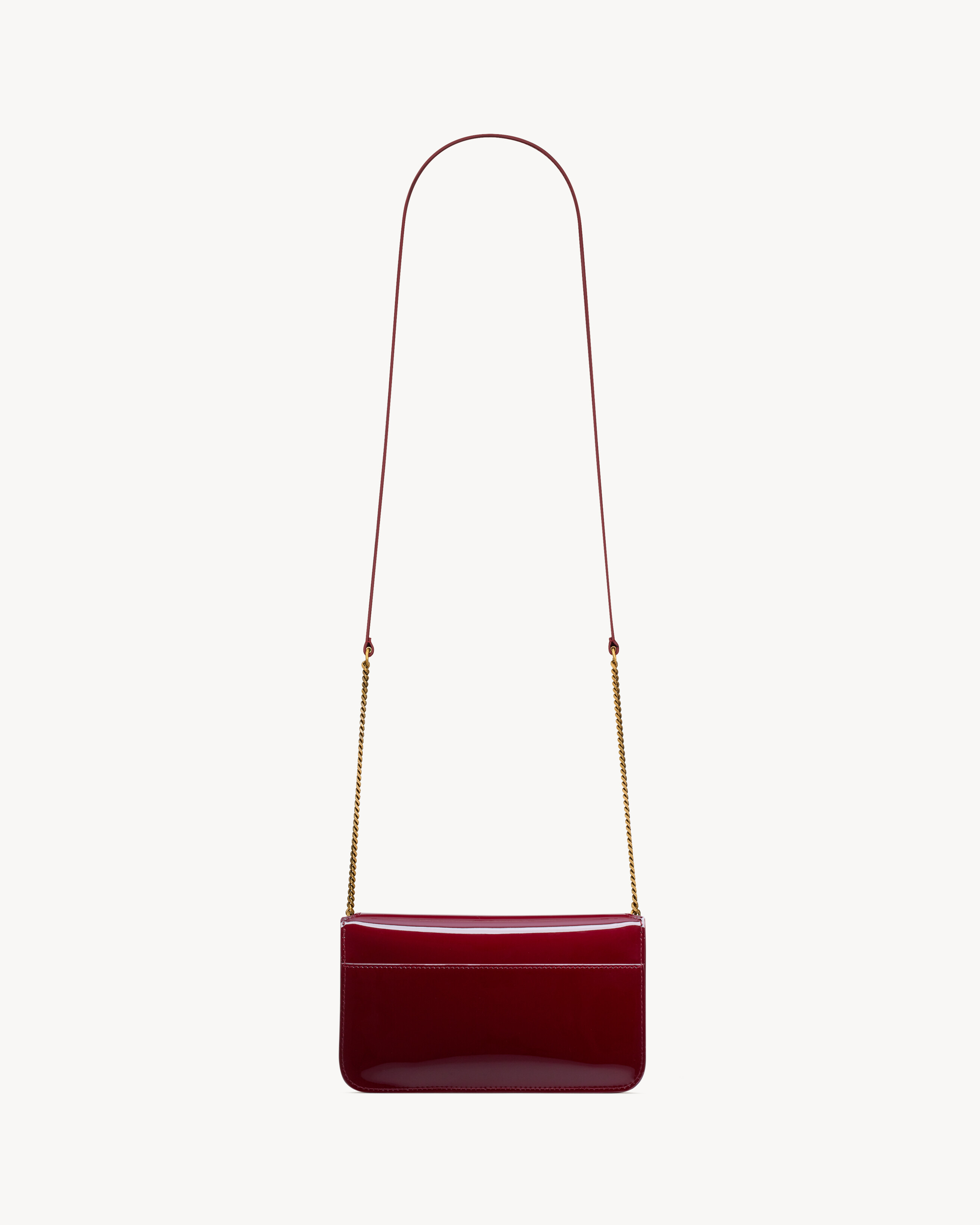 CASSANDRE phone holder in patent leather | Saint Laurent | YSL.com