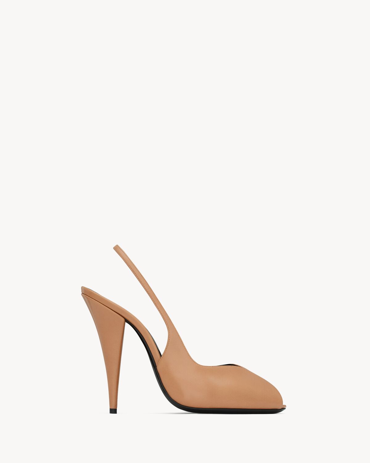 page slingback pumps in smooth leather