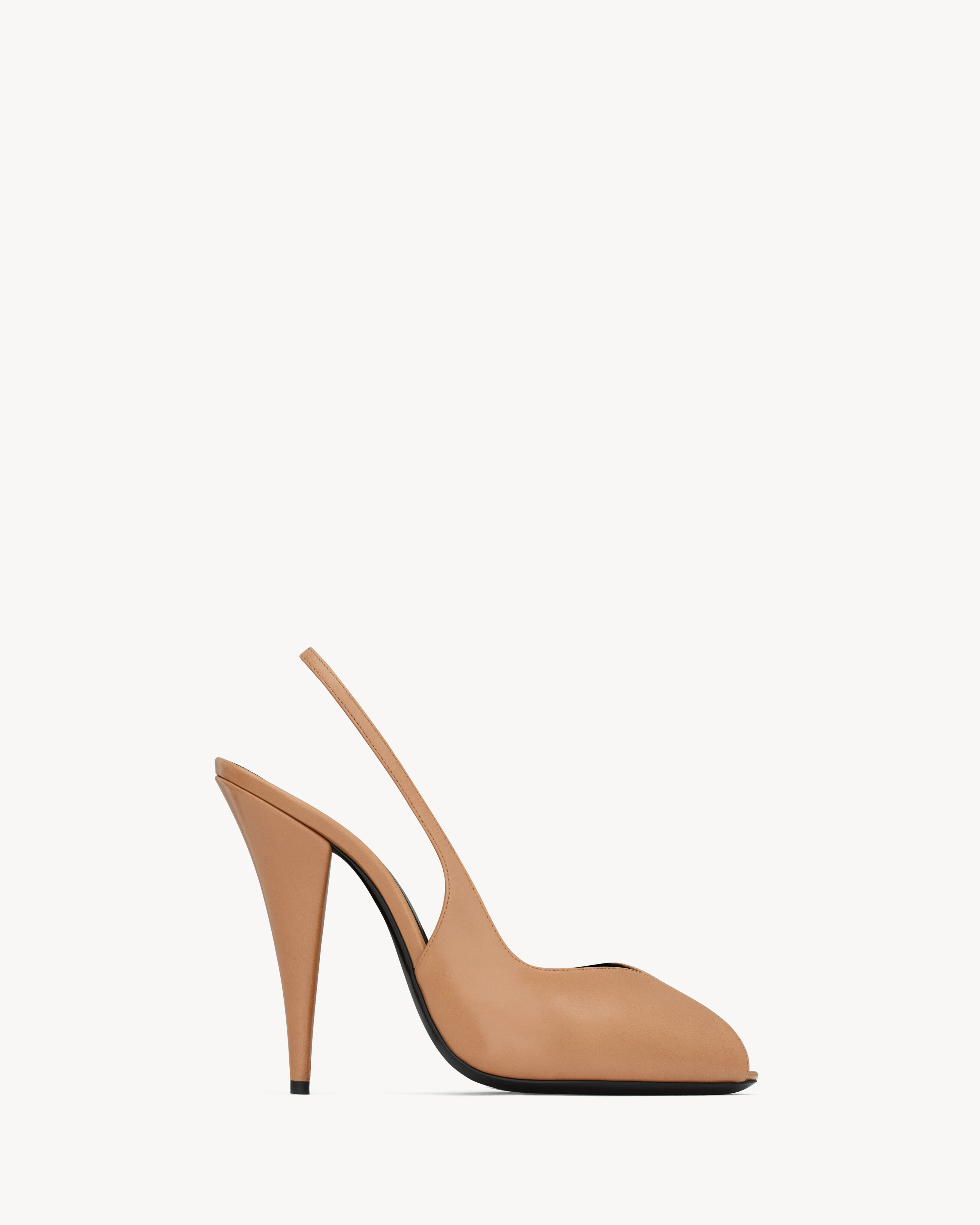 PAGE slingback pumps in smooth leather