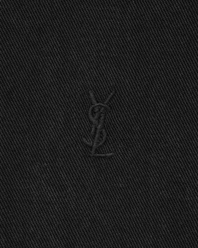 Cassandre Shirt in Raven Black Denim