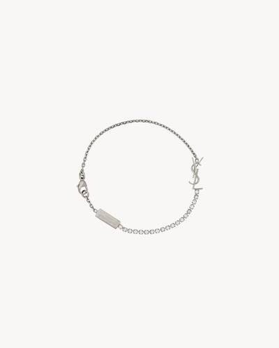 Saint laurent bracelet silver Outlet