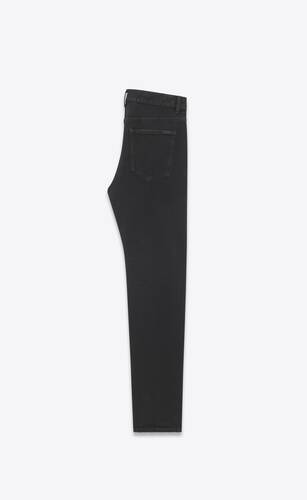 baggy jeans in carbon black denim