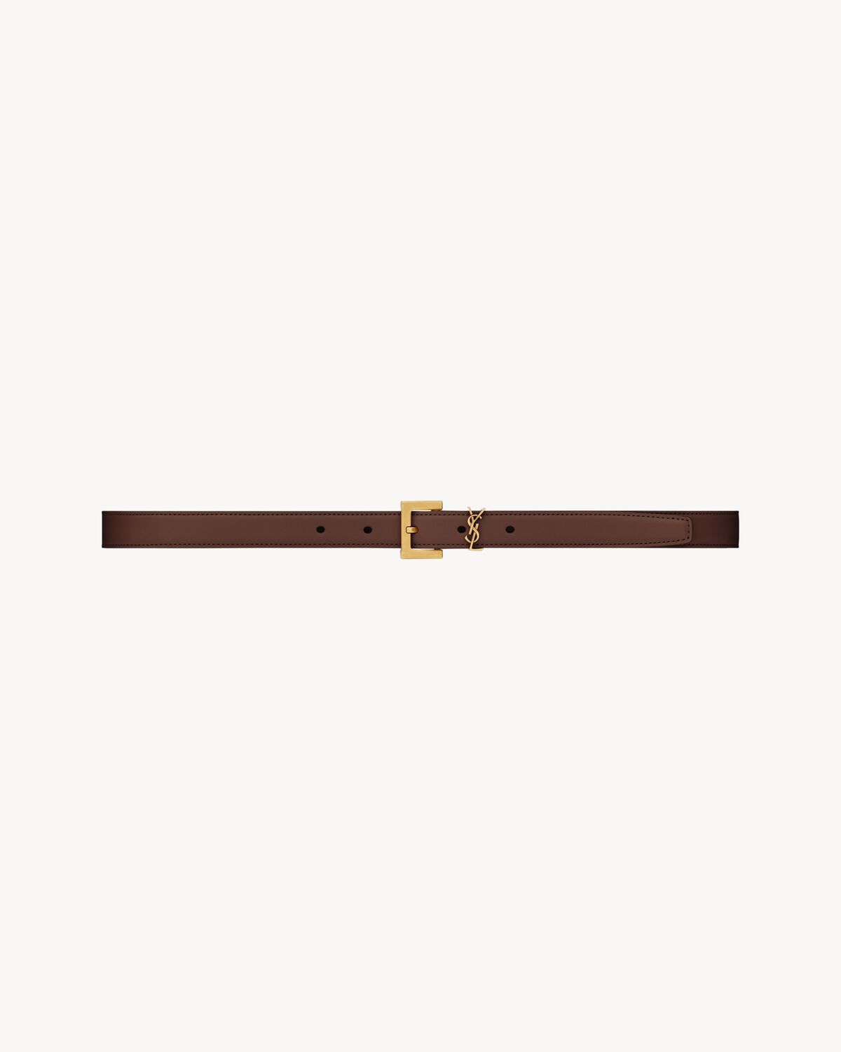 cassandre thin belt in smooth leather