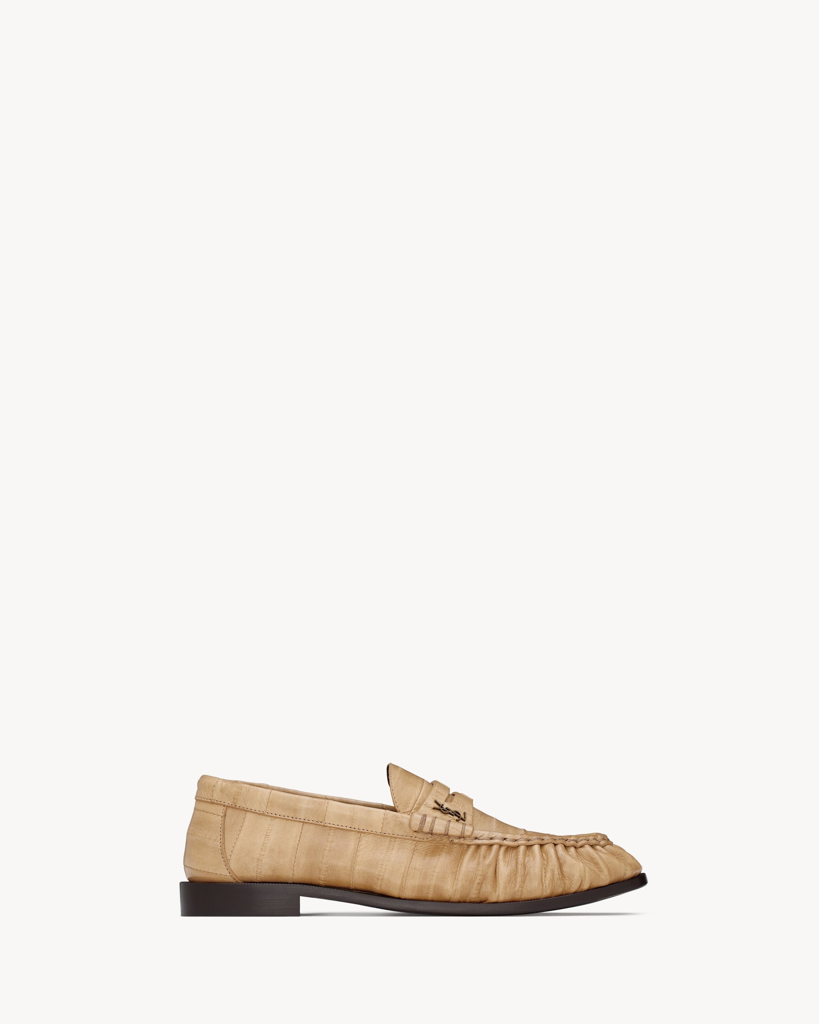 LE LOAFER SUPPLE mocassins en cuir d'anguille