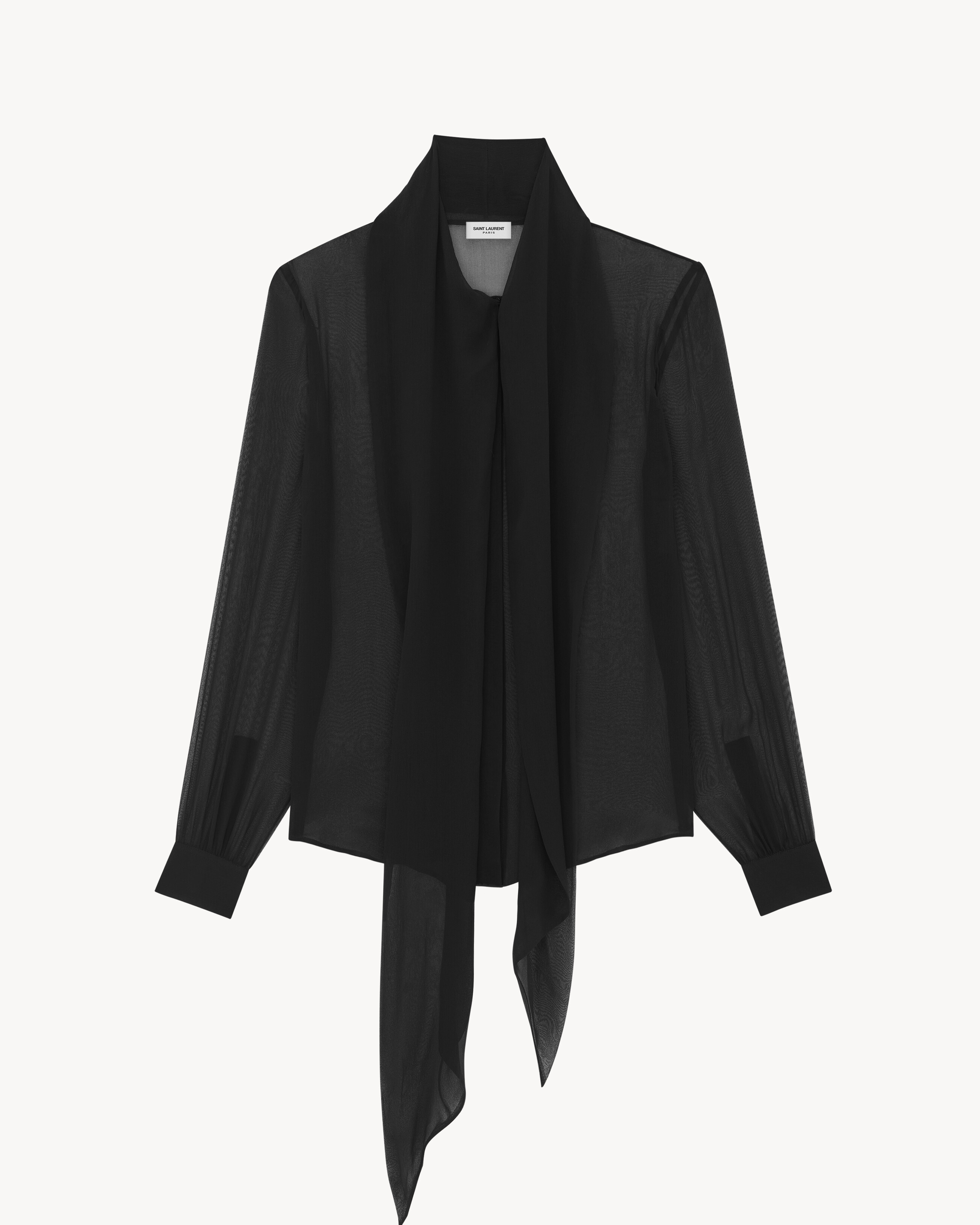 Blouse in Silk Muslin Crepe