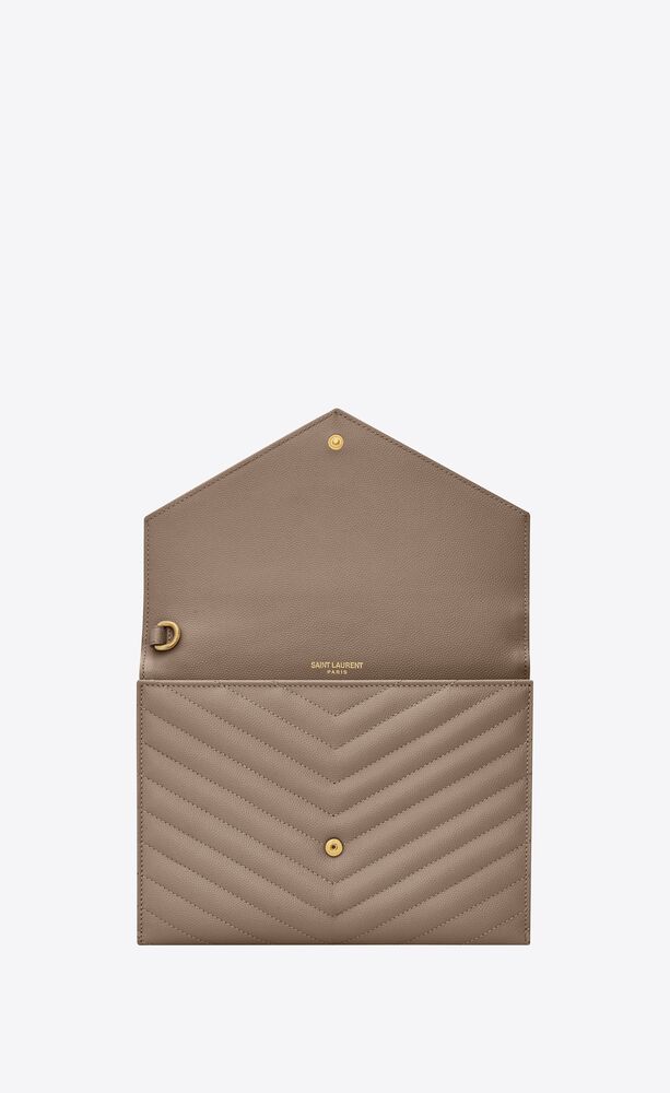 Cassandre flap pouch in smooth leather, Saint Laurent