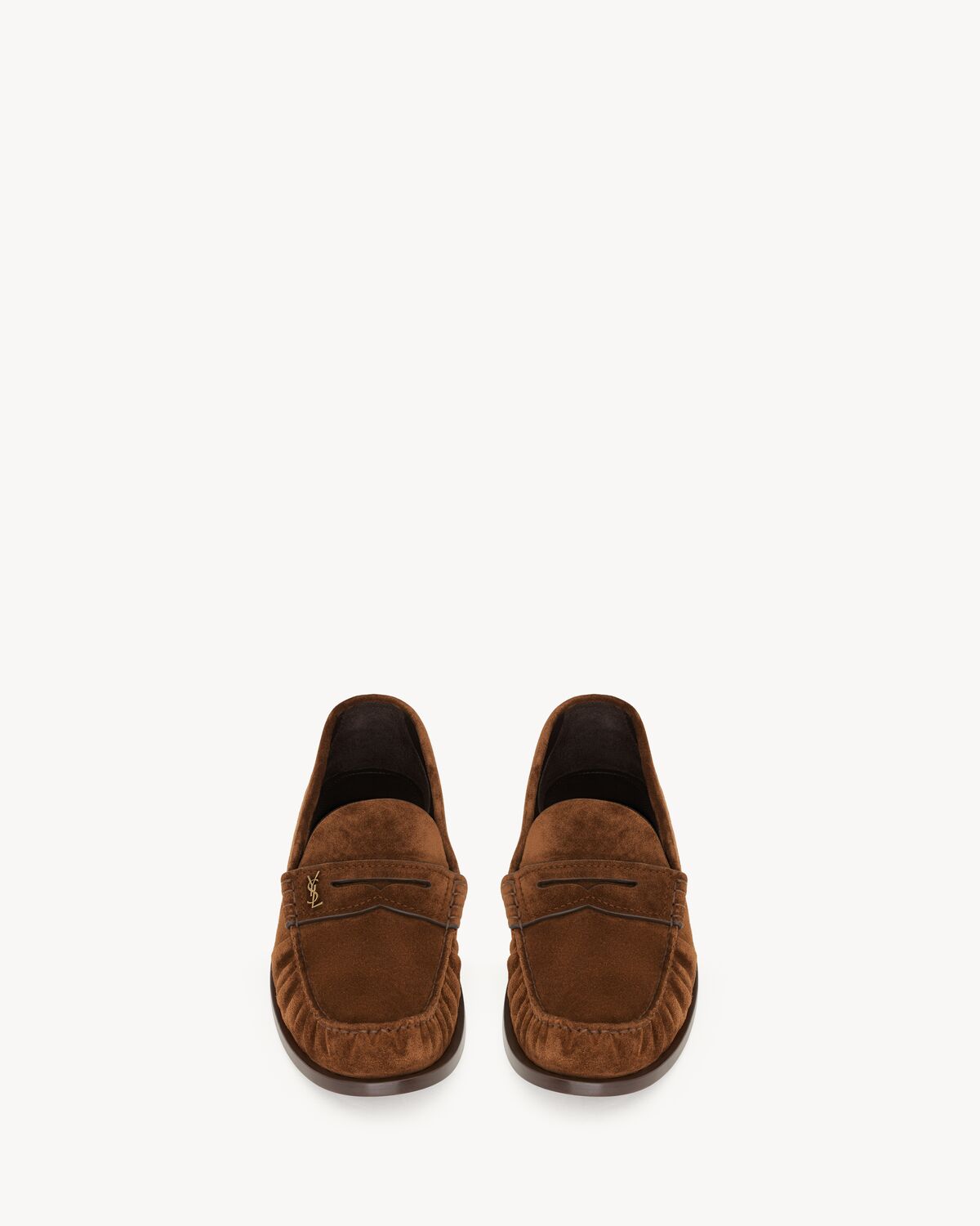 laurent loafers in suede