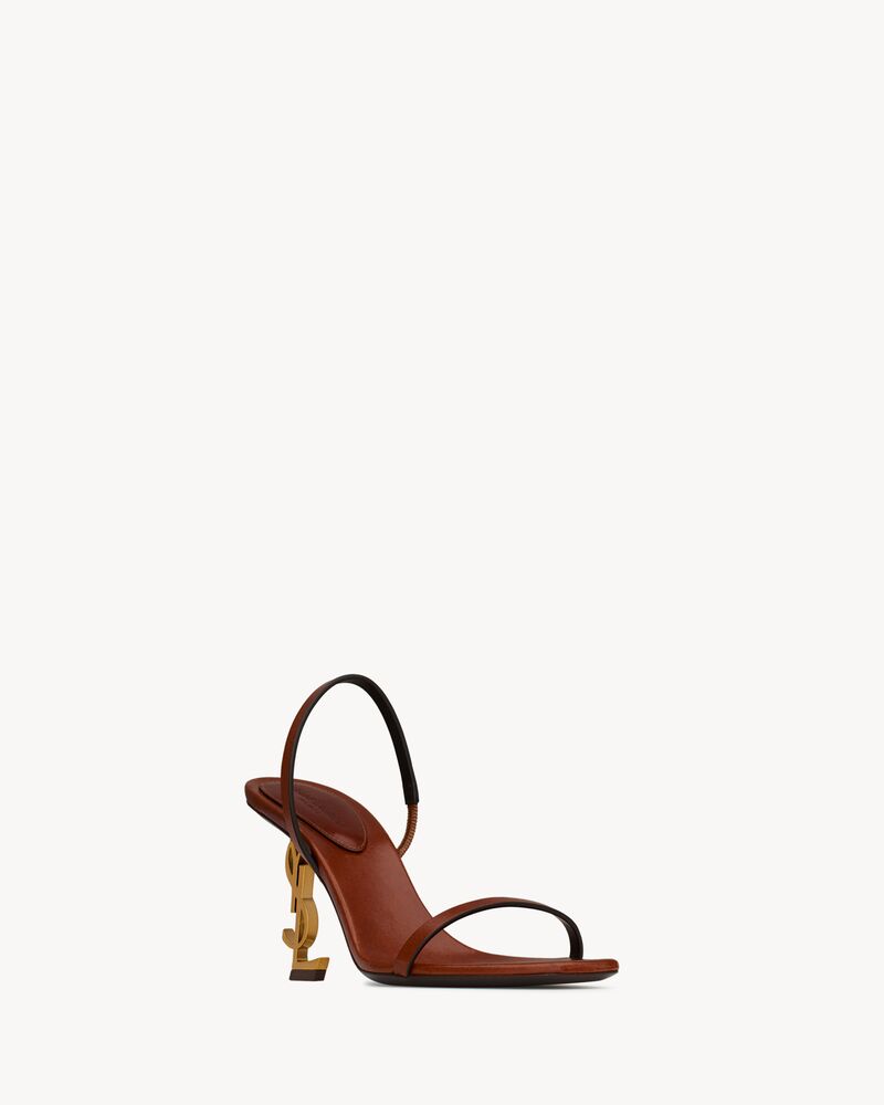 OPYUM slingback sandals in vegetable-tanned leather