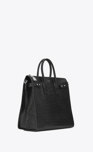 Saint Laurent Small Leather Tote Bag