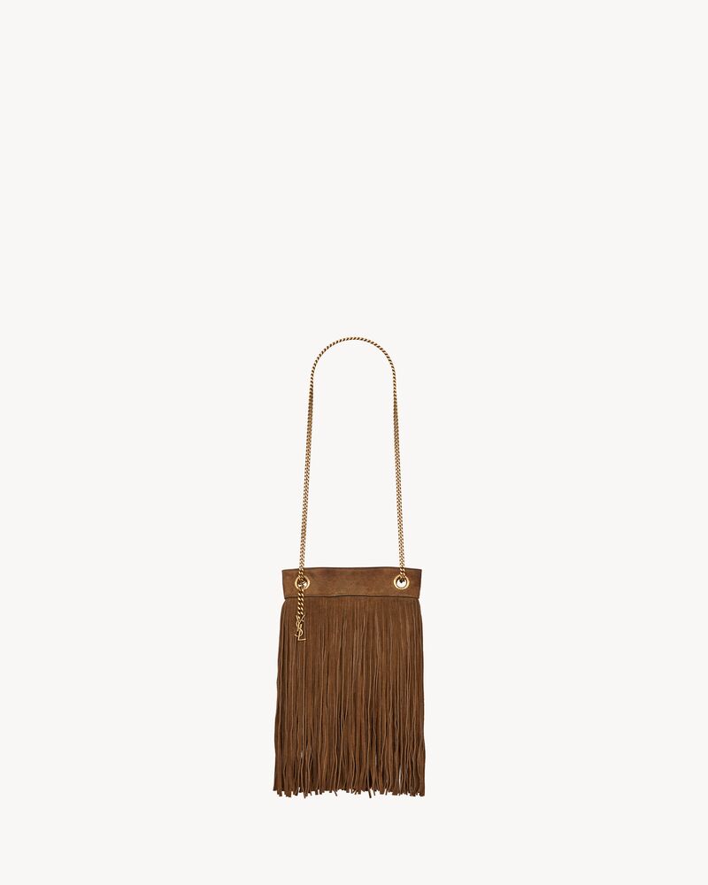 ysl suede fringe bag