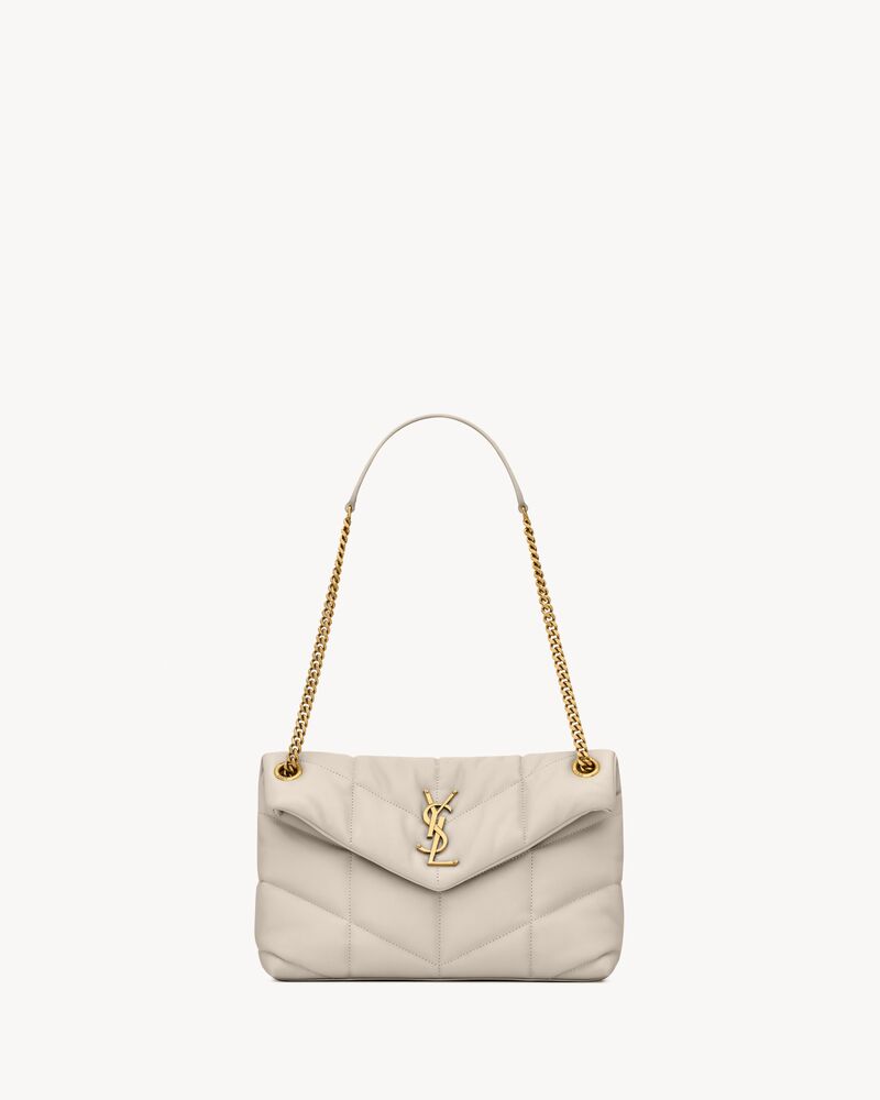 Puffer small en cuir nappa