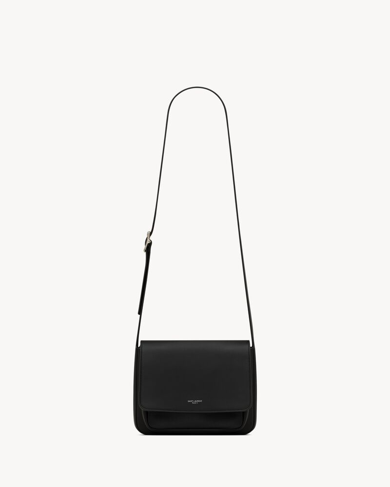 SMALL SAINT LAURENT PARIS SATCHEL de piel lisa