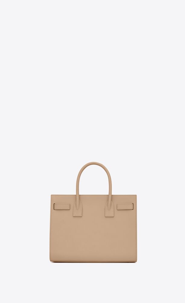 Bolso saco Le Monogramme Large con piel Saint Laurent de Cuero de color Marrón Mujer Bolsos de Bolsos saco de 
