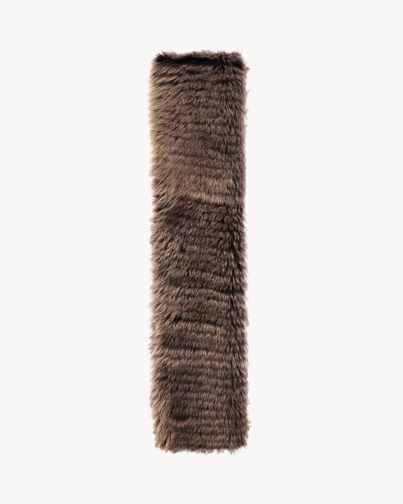 scarf in cashmere and sheep fiber