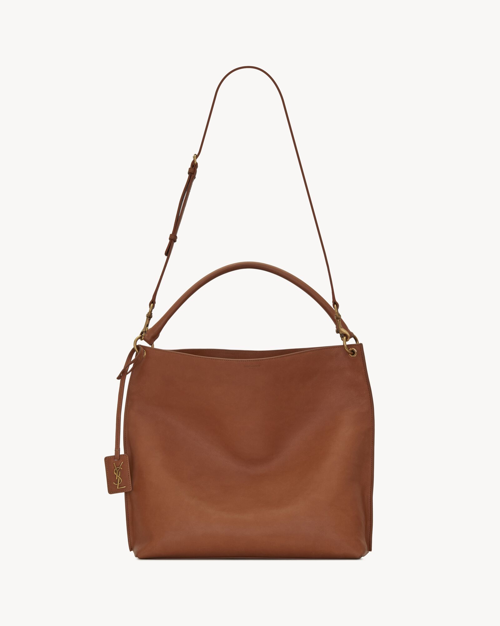 TAG hobo bag in smooth saddle leather Saint Laurent United States