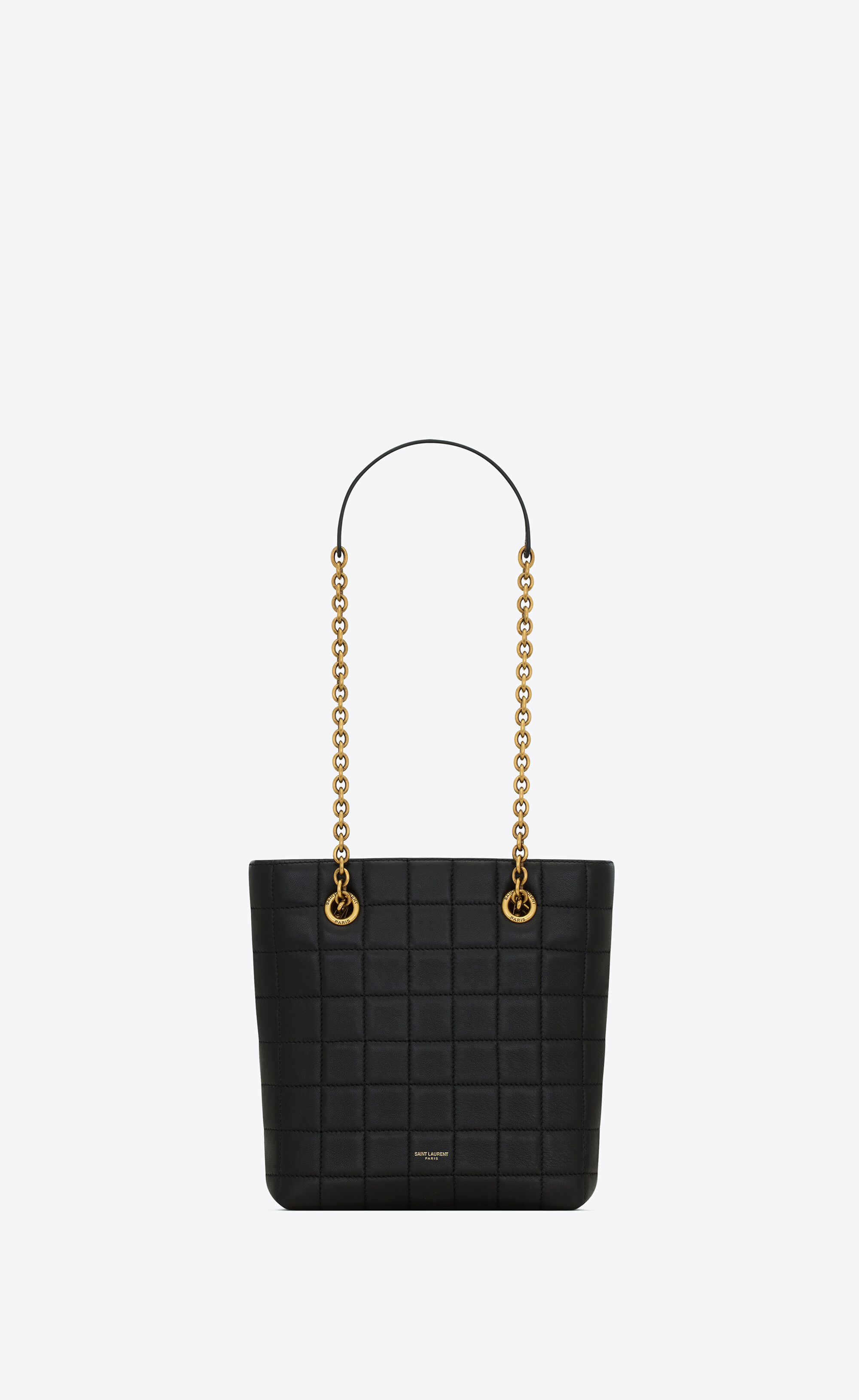 Black Leather Chain Detailed Shoulder Bag - PEDRO International
