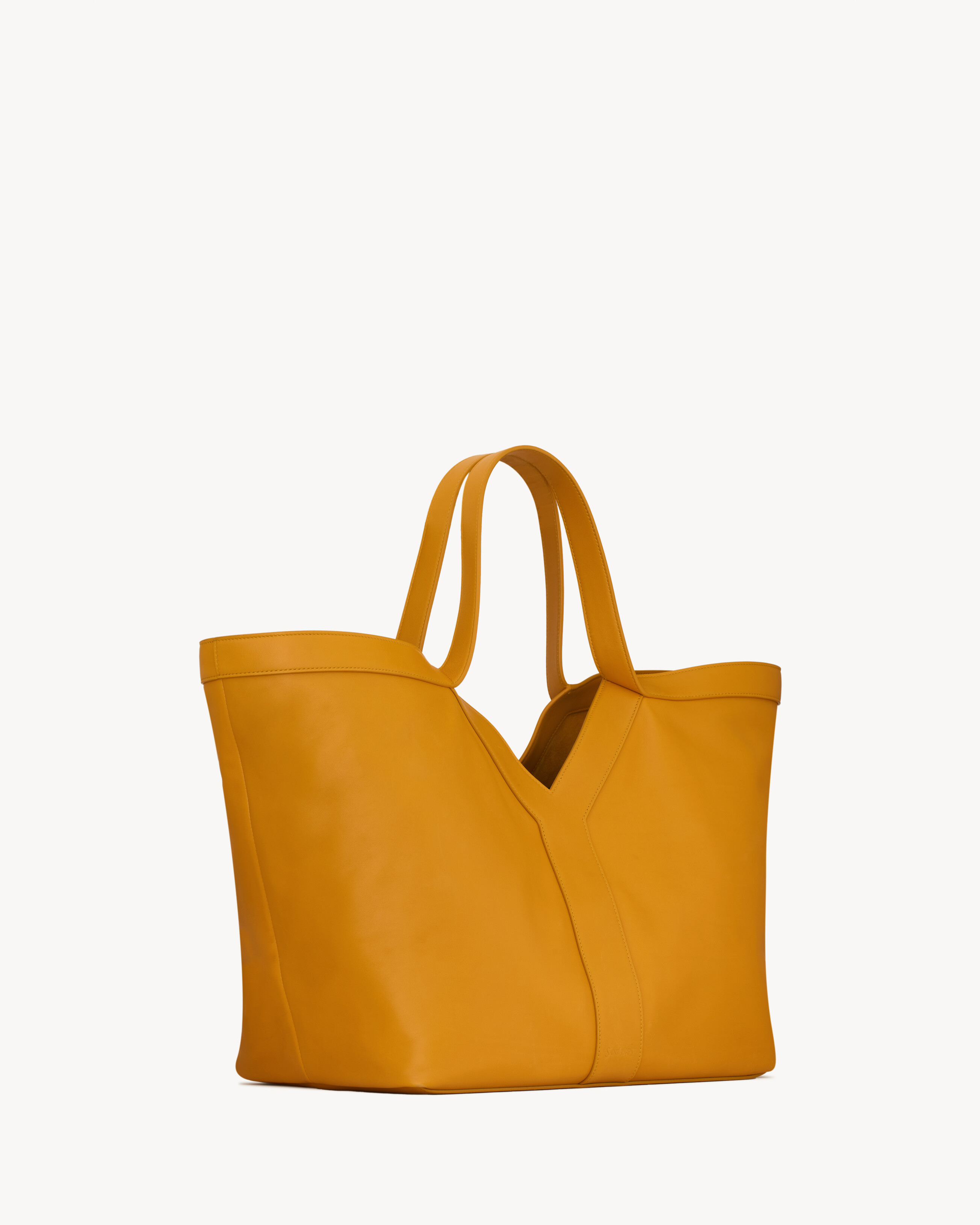 Y tote in leather