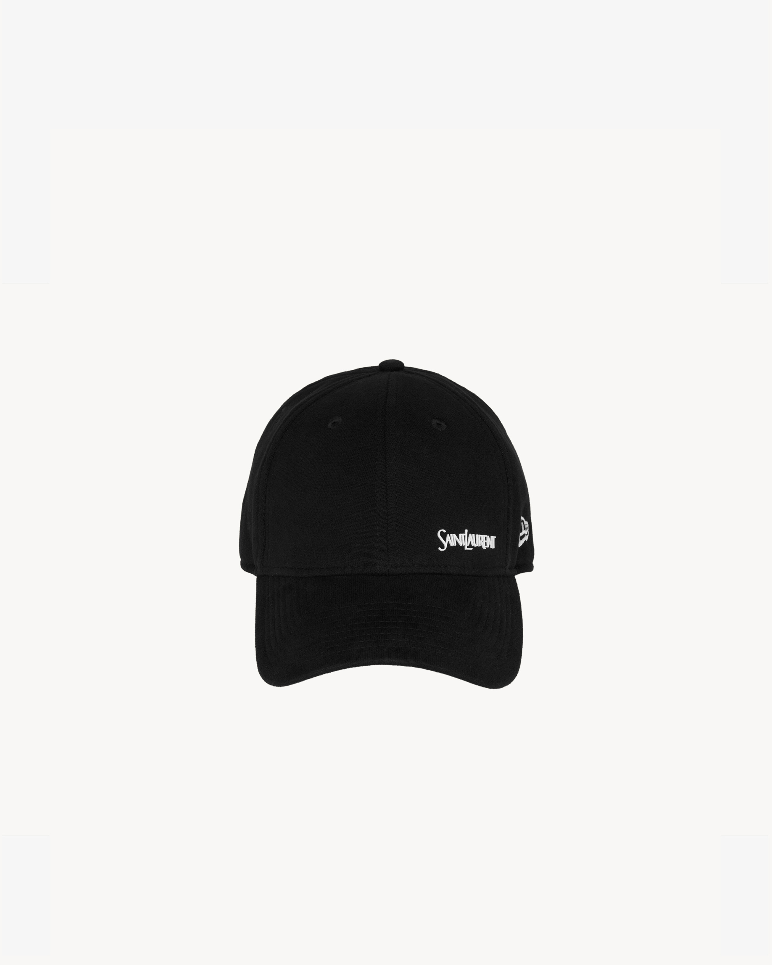 New Era cap in fleece in Black Saint Laurent YSL EN-DE