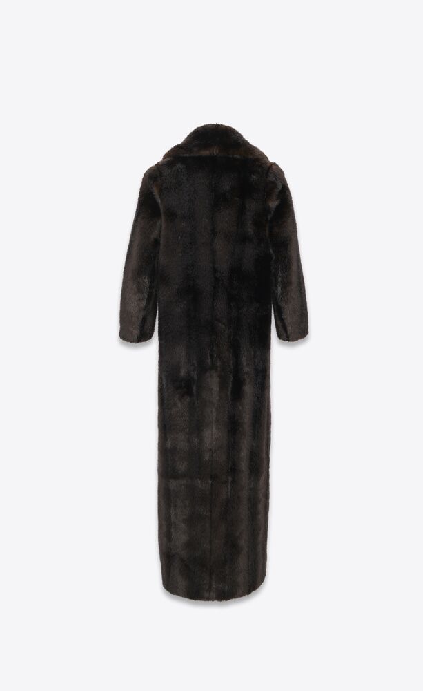 coat in animal-free fur