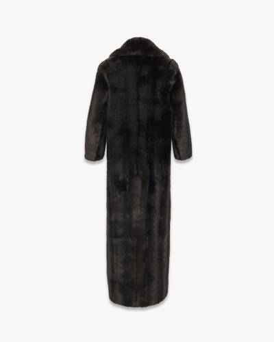 coat in animal-free fur