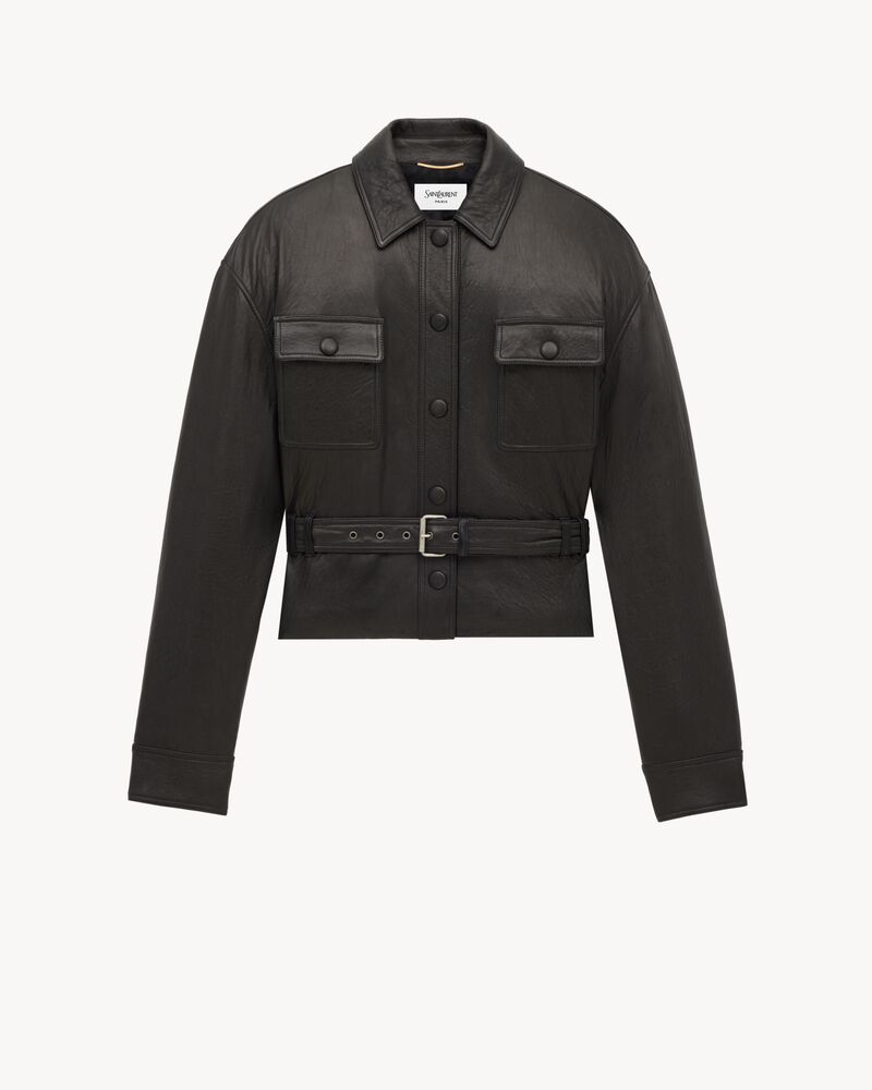 SAHARIENNE short jacket in lambskin