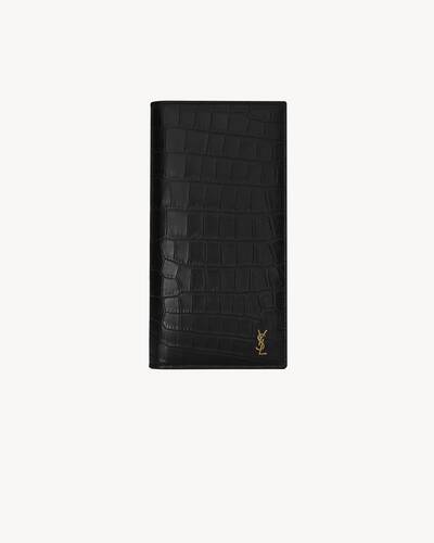 長財布 Saint Laurent Portafoglio Continental Cassandre In Pelle TINY CASSANDRE continental wallet in matte leather | Saint