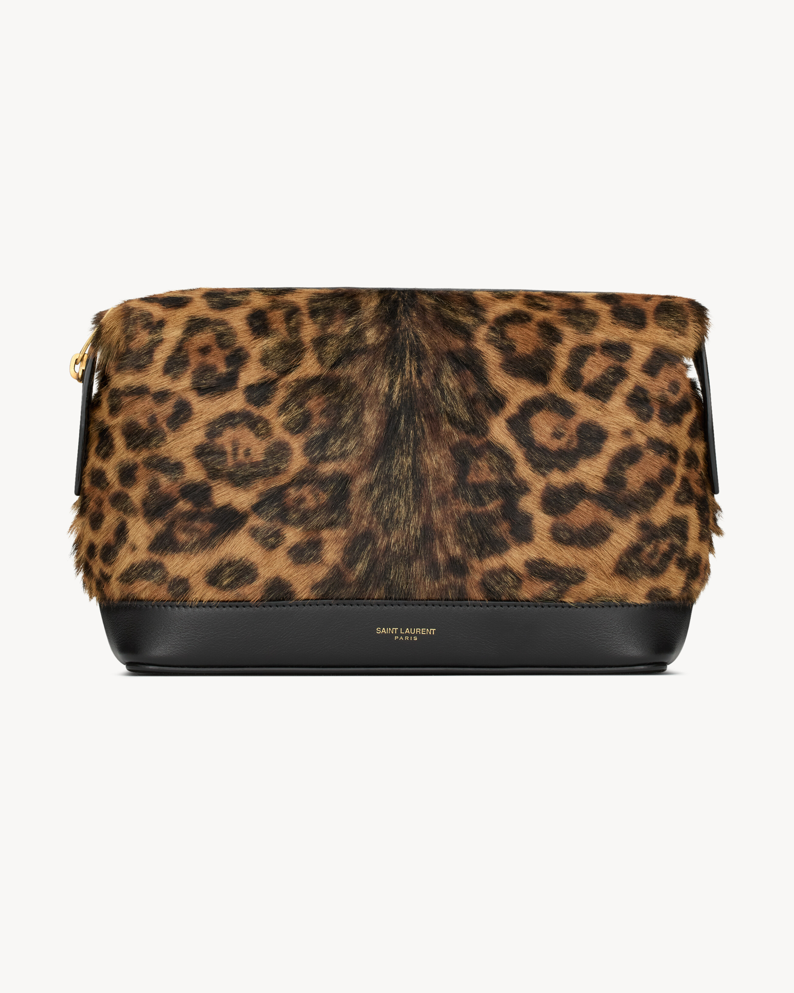 Pochette SAINT LAURENT PARIS piccola in pelle cavallino
