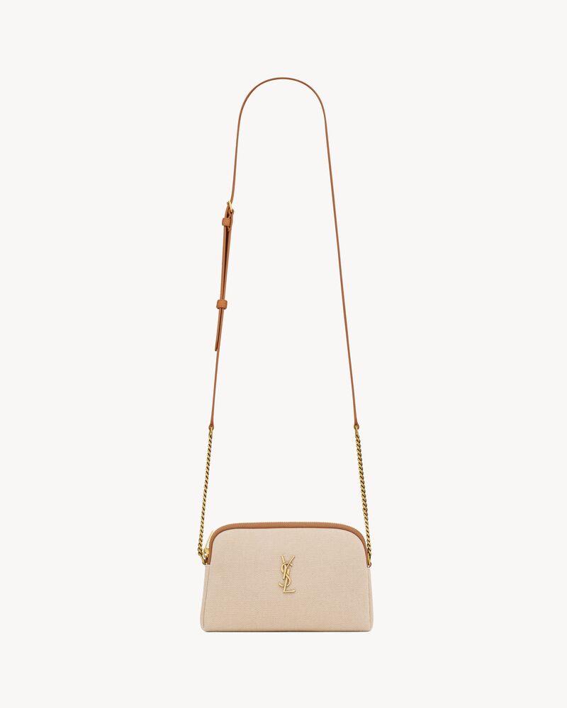 GABY zipped pouch in canvas