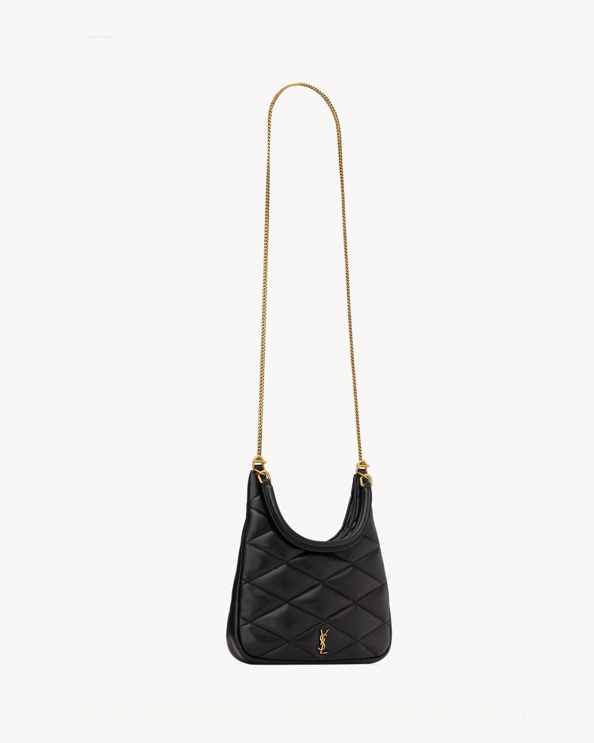 Bolso estilo hobo Sade de piel de cordero